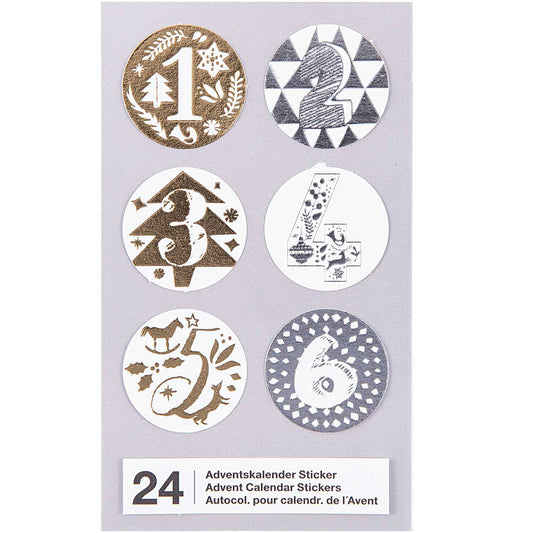 Adventskalender Sticker Adventskalender Rico design